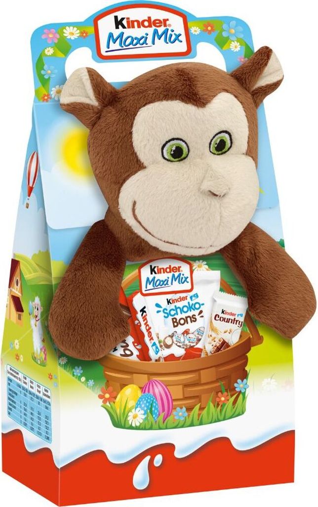 Kinder Maxi Mix beste Milchschokolade und süßes Plüschtier Produktbild 8