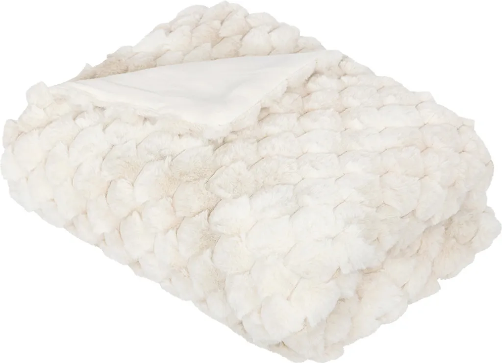 Plaid Anti-Froid Evian Beige 120x160 cm - Solution Confort et Chaleur