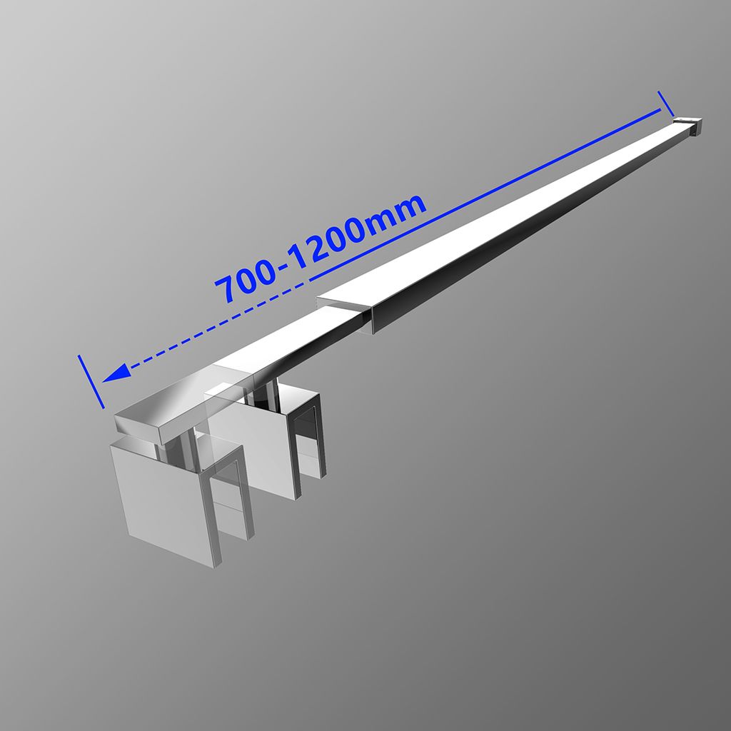 EMKE Wspornik ścienny Stabilizator ściany prysznica Drążek Zdjęcie produktu 3