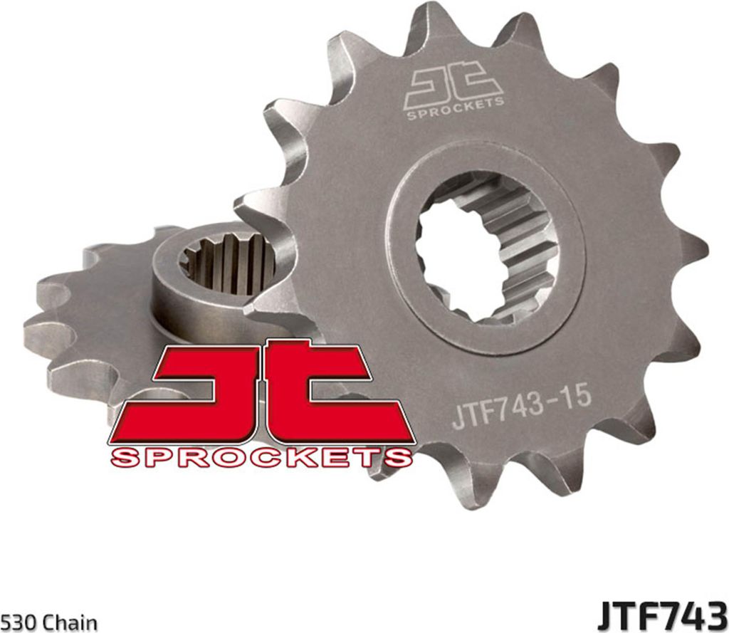 Jt Vorderes Ritzel 2254 15 Mit Gummi Ducati Multistrada 1200 '10-'16 (225415Jtrb) (Kette 530)