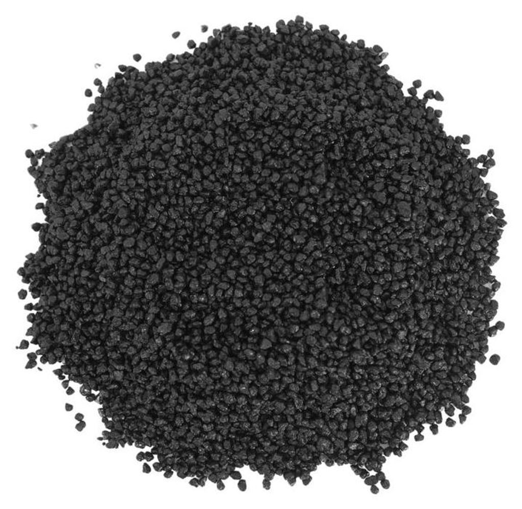 25 Kg Quarzkies schwarz 1-2 mm Bodengrund Aquarium Kies Produktbild 