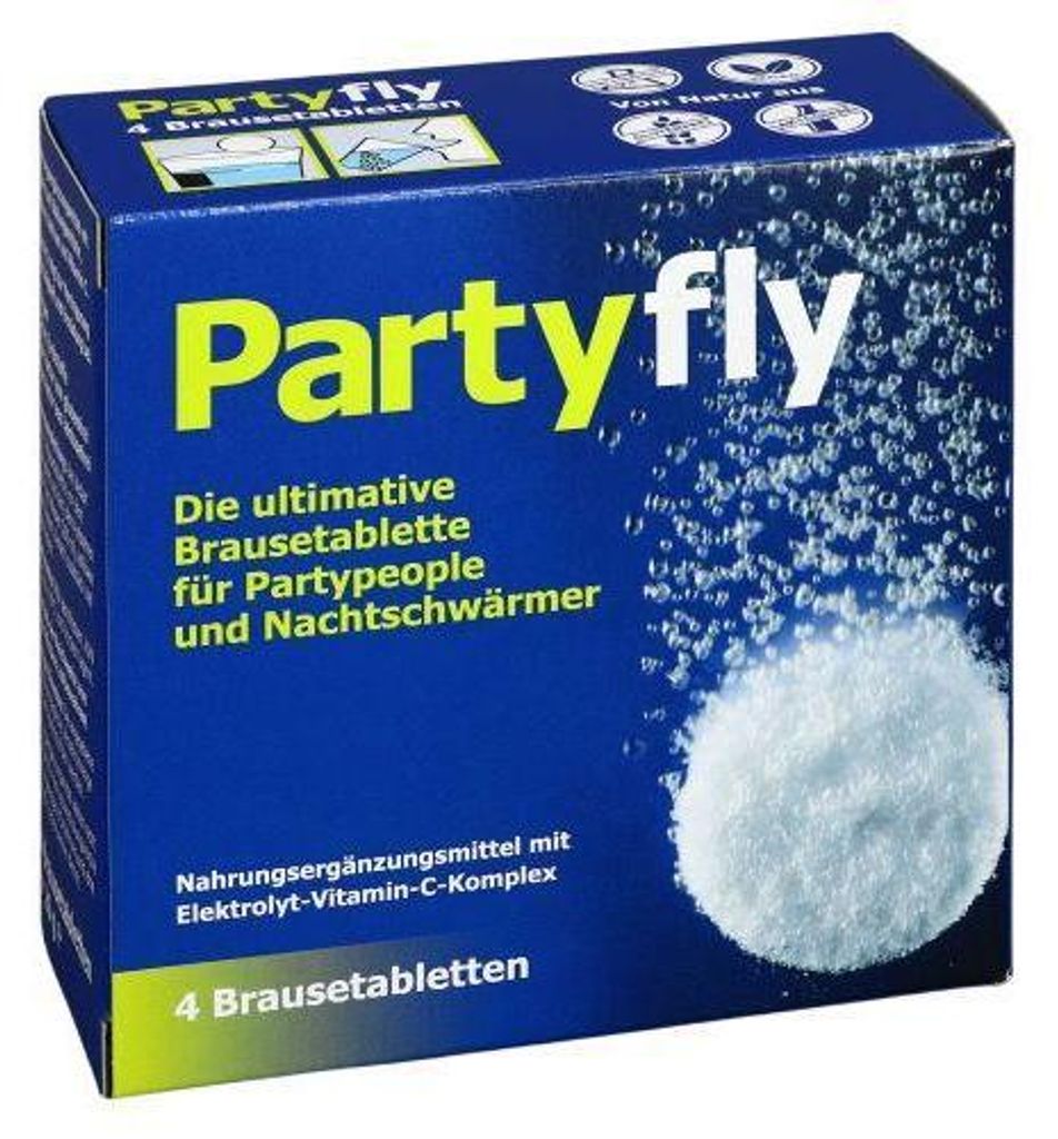 Partyfly Compresse Effervescenti 4 St Immagine del prodotto 