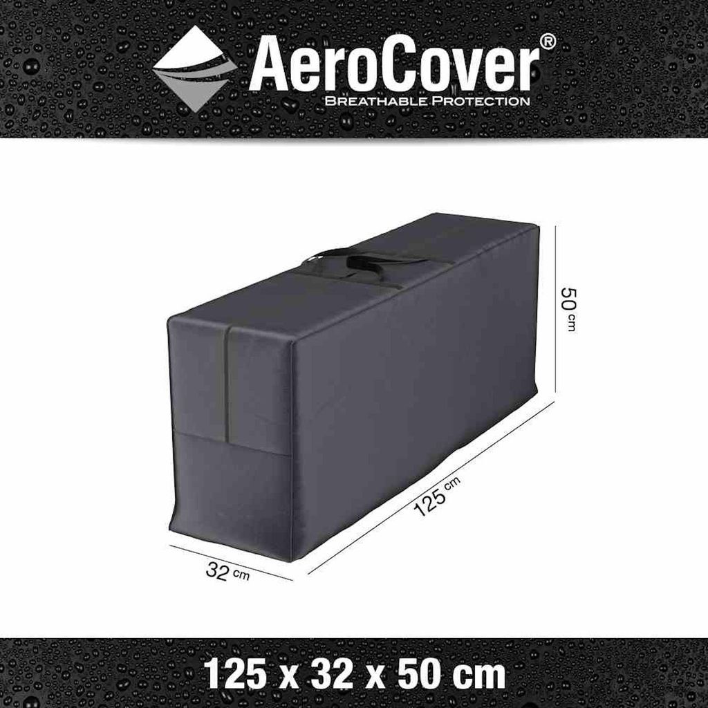 AeroCover Tragetasche Gartenmöbel-Kissen 125x32x50cm, Patio furniture set cover, Grau, Polyester, 1 Stück(e), 125 cm, 32 cm