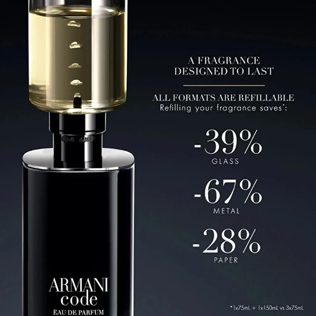 Armani Code Pour Homme Eau de Parfum Recharge 75 ml - Parfum Intense