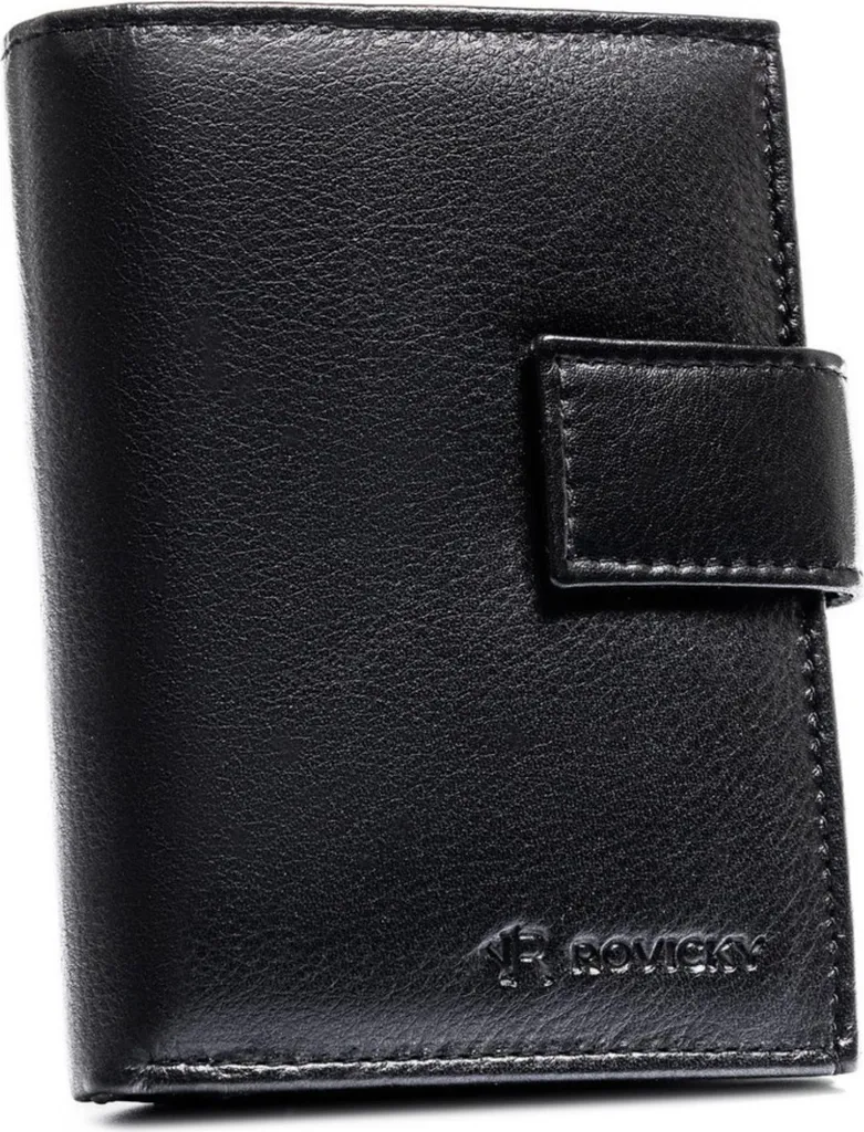 Rovicky 307540 Portafoglio Uomo Orizzontale in Pelle con RFID Stop