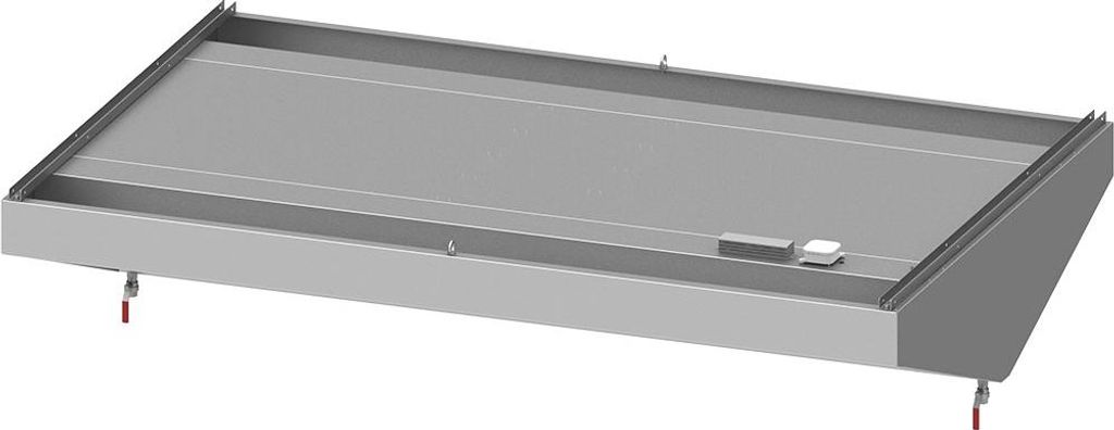 Deckenhaube "Basic Line", Schrägform 2400 mm x 1800 mm mit Flammschutzfilter Typ B