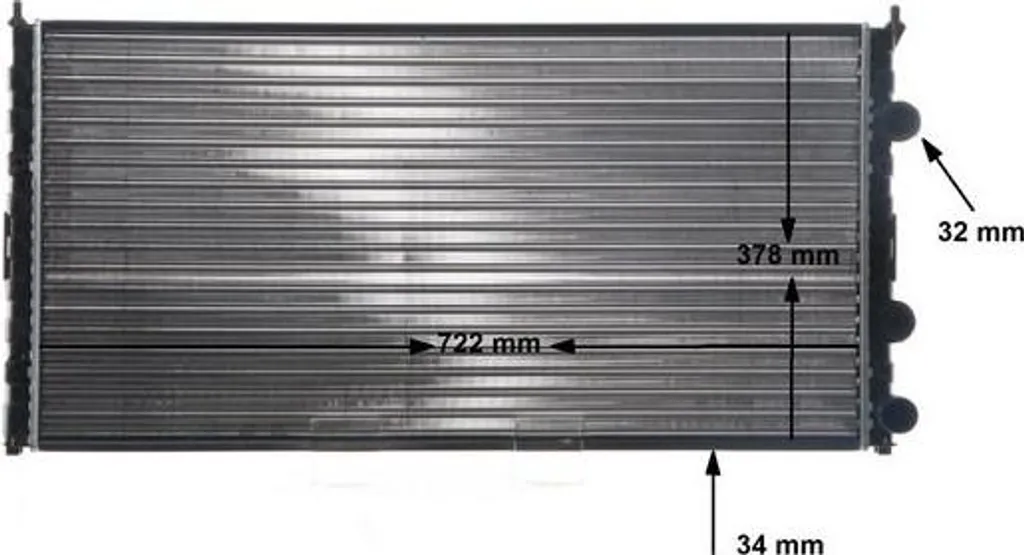 Radiateur de refroidissement pour VW PASSAT Variant modèle CR 417 000S