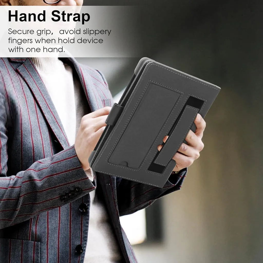 Custodia Ebook Reader 6-6.8'' Kindle e Kobo - Nero Elegante - 3
