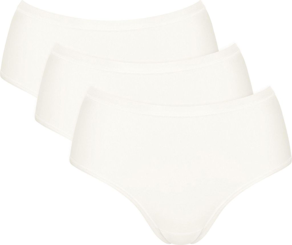 Sloggi Bio Damen-Hüftslip Go Daily Baumwolle" 3er-Pack wollweiß S"