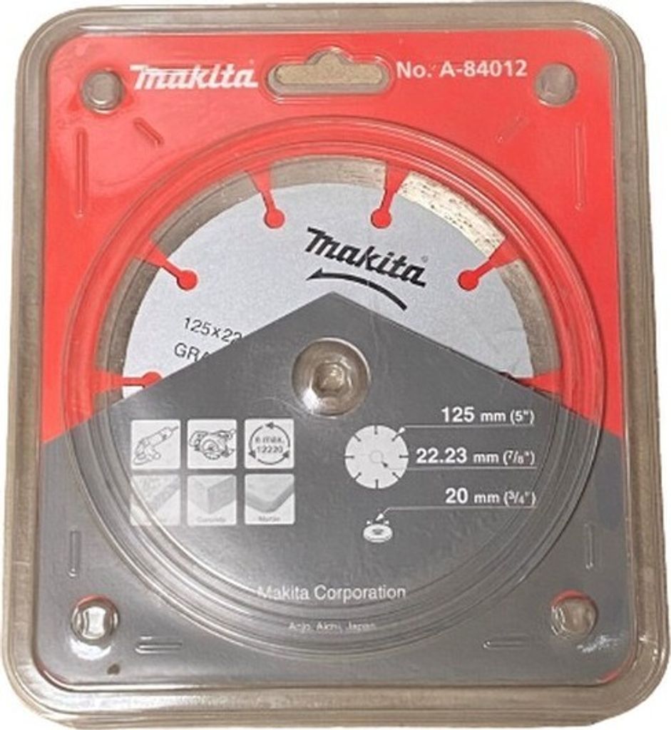 Makita Diamantscheibe Ø 125 mm Granit A-84012 Winkelschleifer Handsäge