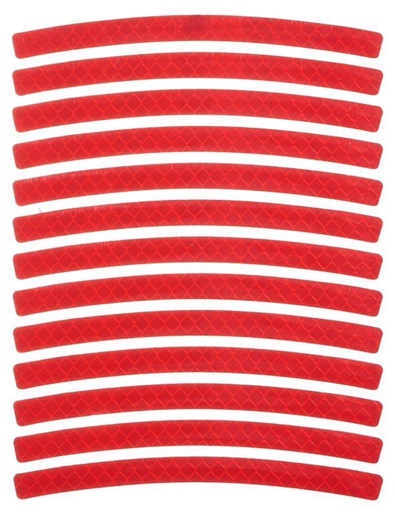 1 Bogen Sicherheitswarnaufkleber, leuchtende Farbe, dekorativer, rechteckiger Sicherheitswarnaufkleber für Fahrräder