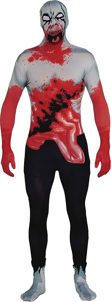 Zombie Ganzkörperkostüm - Halloween blutig Untote Größe: M