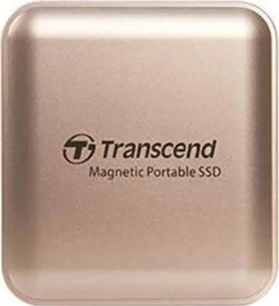 Transcend ESD420G Disque SSD Externe USB Type-C 2To Magsafe Gold