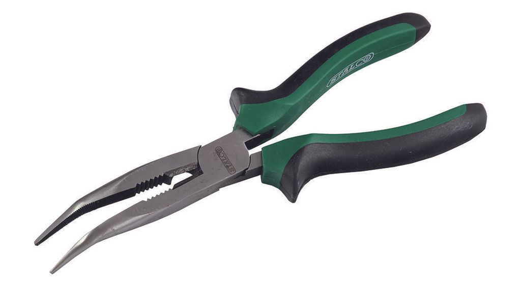 STALCO Gebogene Spitzzange 160 mm