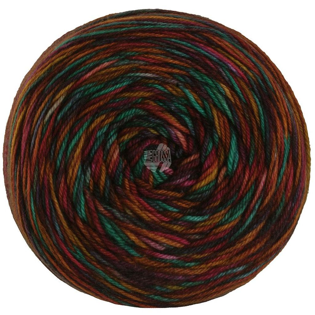 Lana Grossa Meilenweit 100 g SOOTY 4-fach Sockenwolle mit Produktbild 