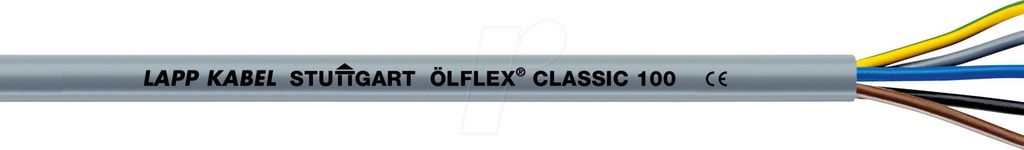 Lapp ÖLFLEX CLASSIC 100 Signalkabel 50 m Grau (00100004/50)