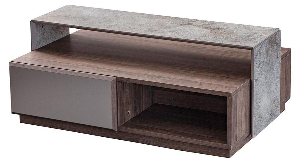 Couchtisch Kaffeetisch Sofatisch Beistelltisch Tisch Wohnzimmer Grau