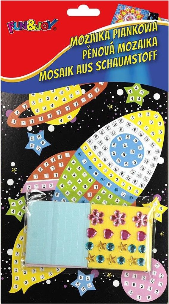 Schaumstoffmosaik Rakete Fun&Joy