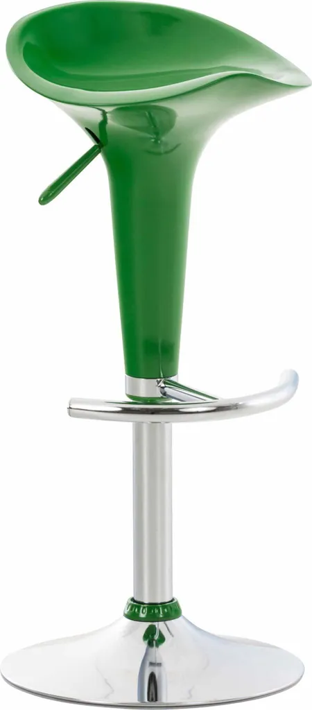 Sgabello Design Verde Moderno Girevole: Seduta Ergonomica Regolabile