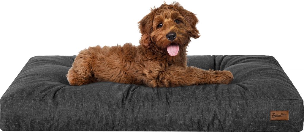 Hundematratze "Grand Light" - 90x70cm - Wasserabweisendes Hundebett – Rechteckig – Outdoor & Indoor | PillowPrim