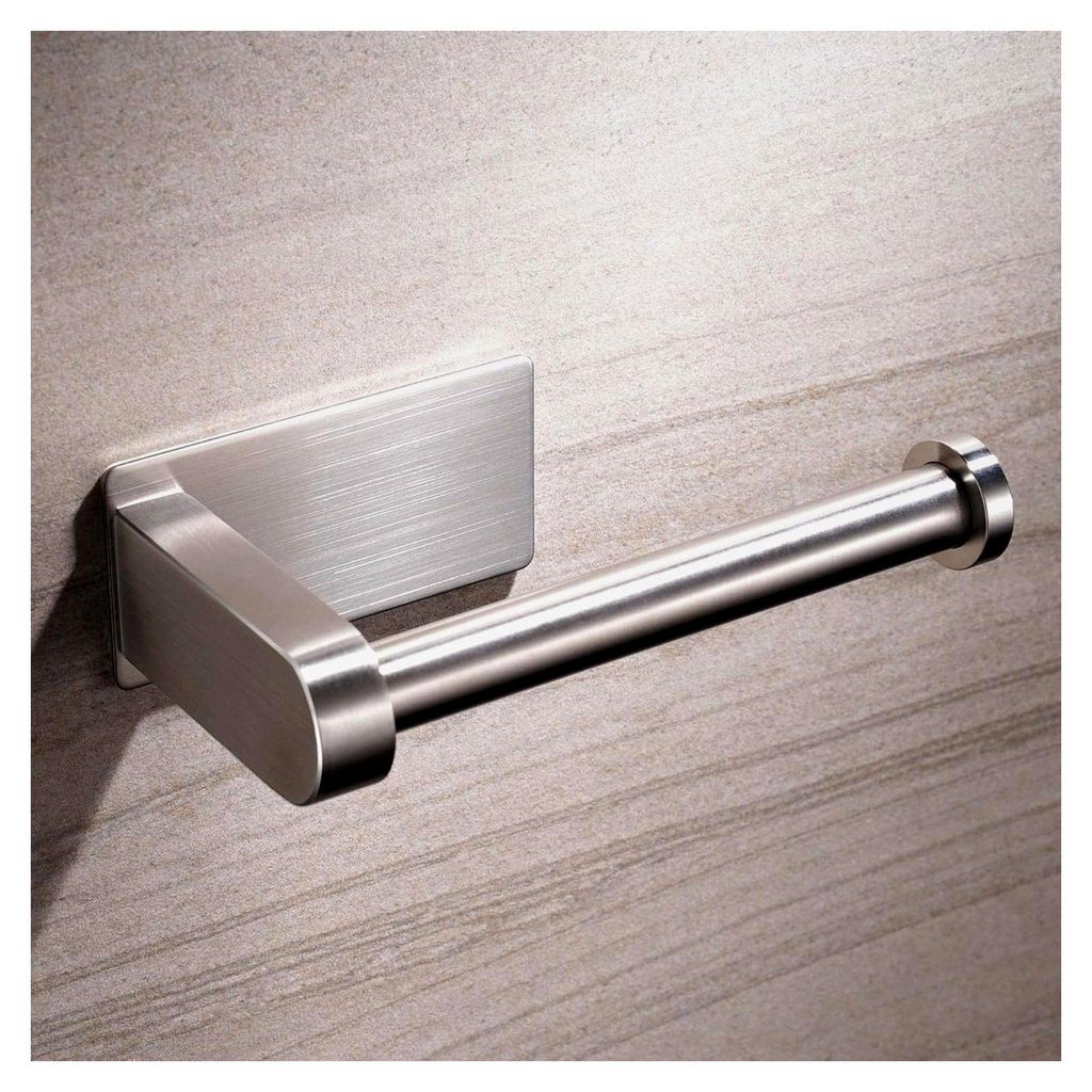 Toilettenpapierhalter ohne Bohren, selbstklebend, aus Edelstahl für das Badezimmer