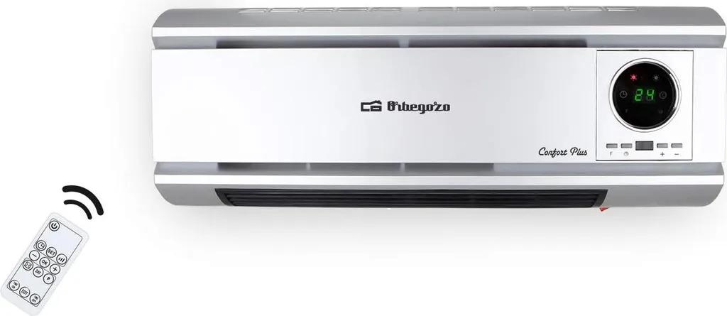 Chauffage Mural Split Argent Orbegozo SP 6500 avec Programmation