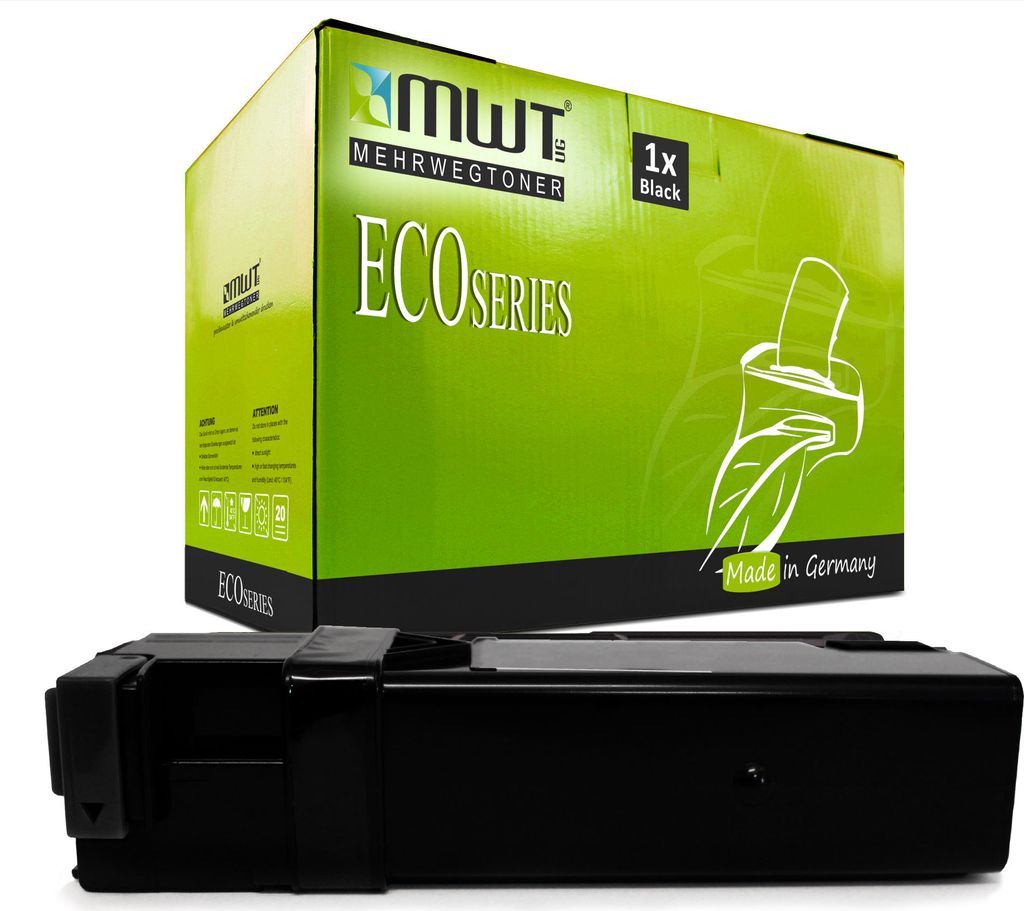 1 Mehrwegtoner kompatible Lasertoner ersetzt Dell 593-10258 DT615 Schwarz