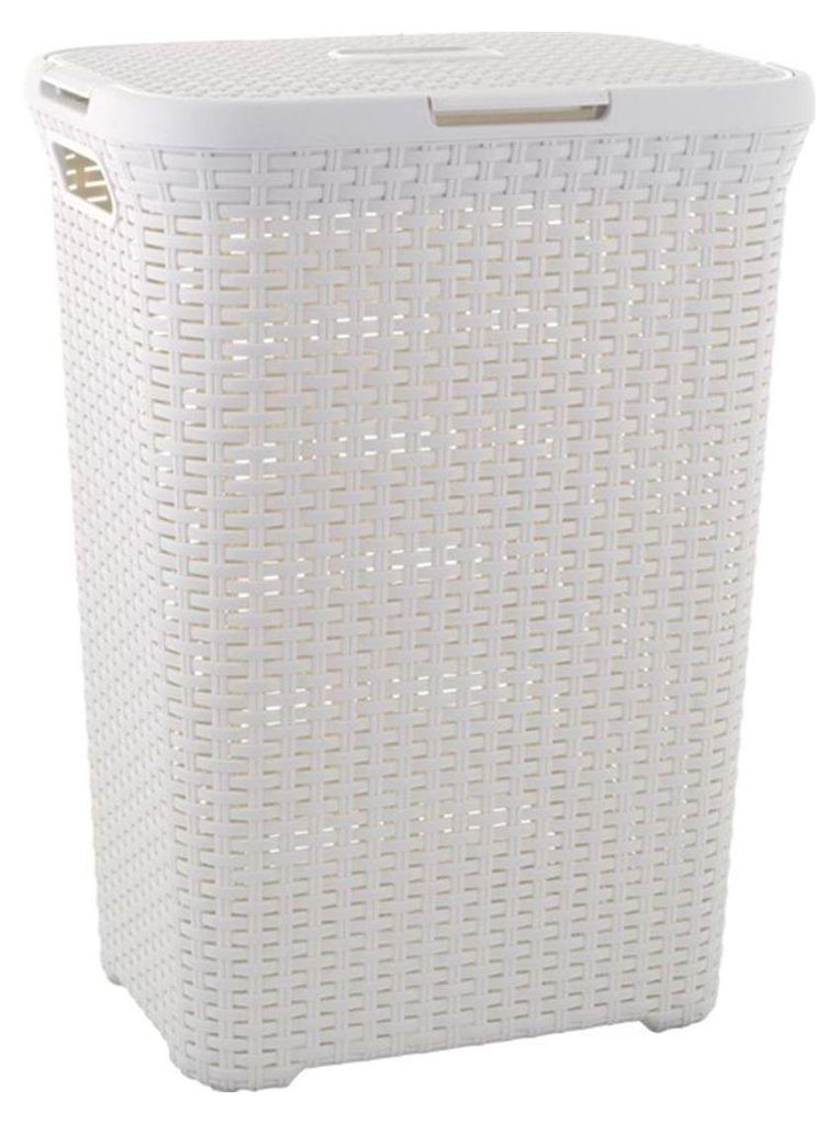 Kosz na pranie Curver Style 60L kremowo-biały Zdjęcie produktu 