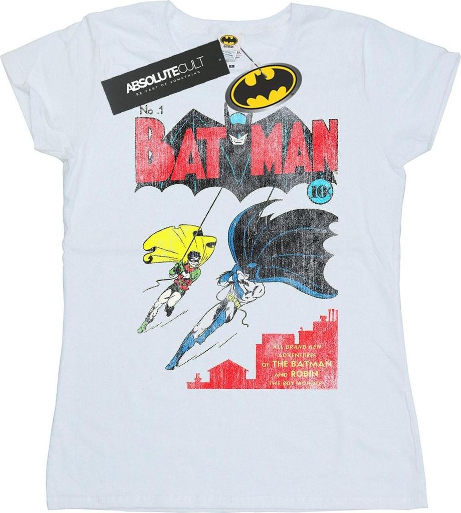 DC Comics - "Issue 1" T-Shirt für Damen BI10573 (S) (Weiß)