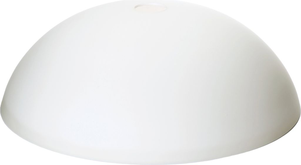 Glas Lampenschirm 400mm weiß Ersatzglas für E27 Fassung Lochmaß Ø 42 mm Leuchtenglas