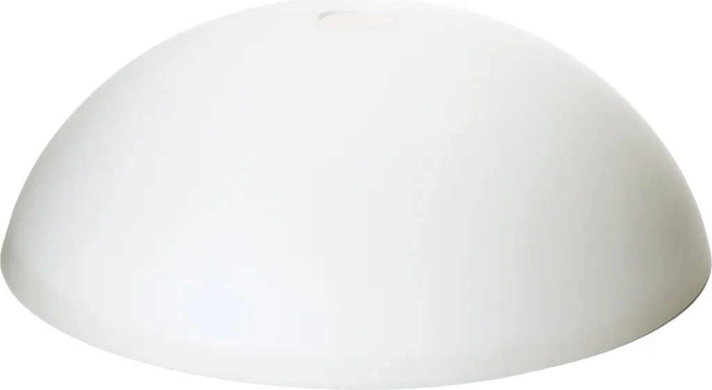 Abat-jour de remplacement en verre pour lustre E27 - Globe blanc 400mm Ø42