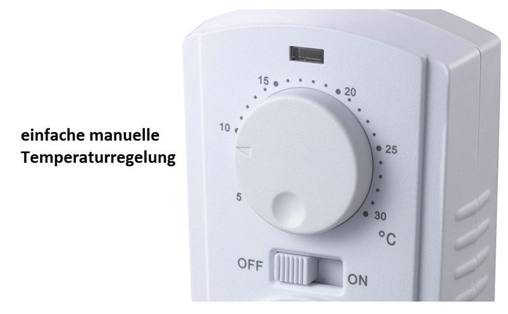 Steckdosen-Thermostat ST-50 ana EXT 5-30°C, 230V, 2m Kabel +