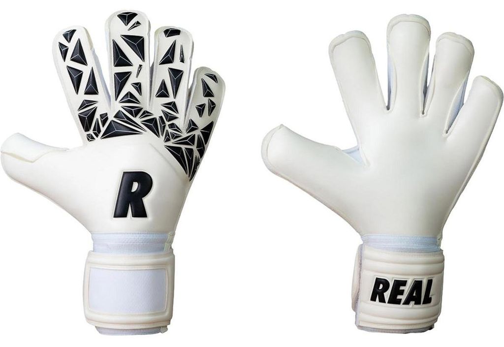Real Classico Pro Torwarthandschuhe Kinder - Schwarz / Weiß Produktbild 