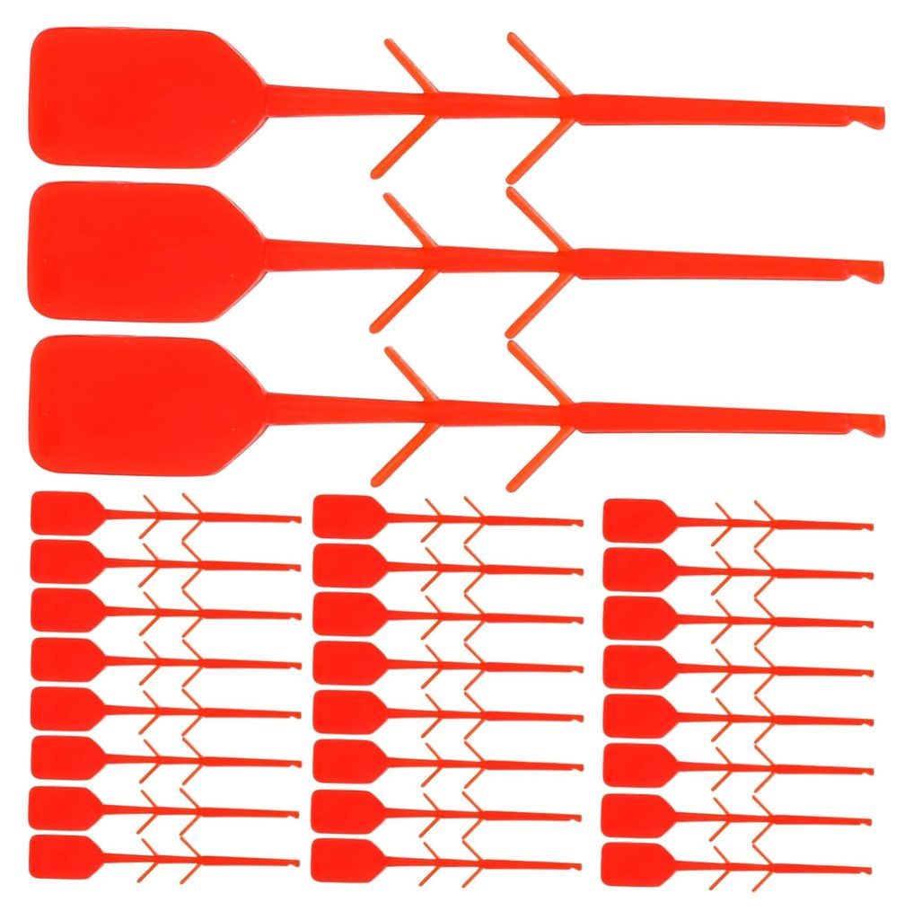 100 Stück Manipulationssichere Pvc Kabelbinder für Feuerlöscher Rot mit Zugstift Sicherheitsverschluss für Handel und Gewerbliche Nutzung