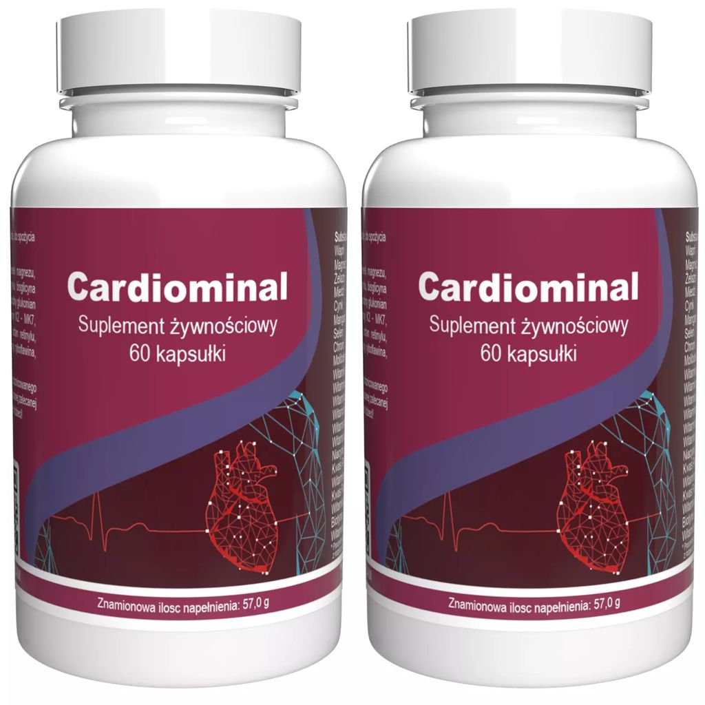 Cardiominal - 120 Kapseln (2x60) hochdosiert - Original Produktbild 