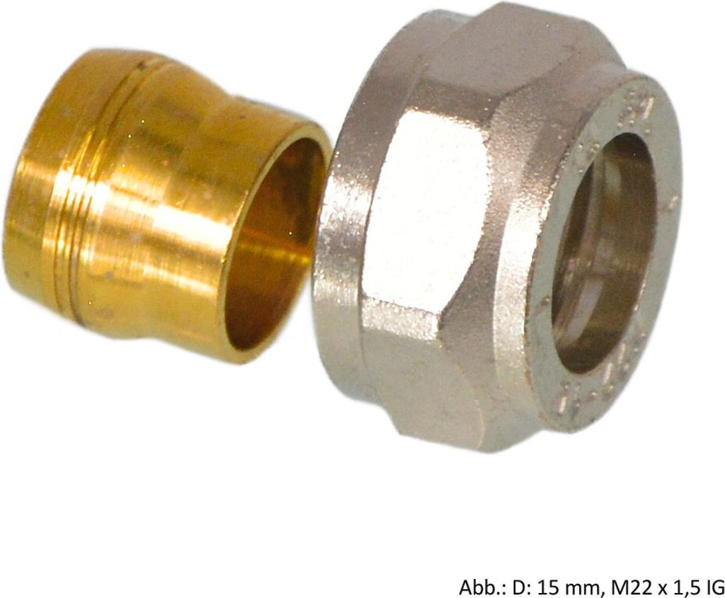IMI Heimeier Anschlussstück IG M22x16mm Nr.53372416, 1 Stk. Produktbild 
