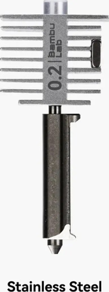 Hotend Bambu Lab A1 0.2mm Acciaio Inox - Stampa 3D Ultra Dettaglio