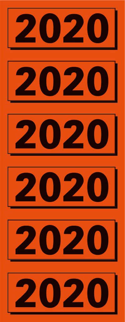 ELBA Inhaltsschild "2022" blau Maße: (B)57 x (H)25 mm