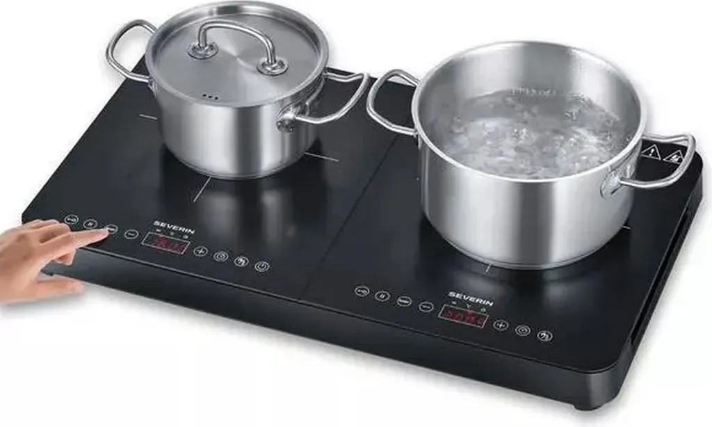 Table de cuisson induction 2 feux Severin DK1027 noir 3400W performante
