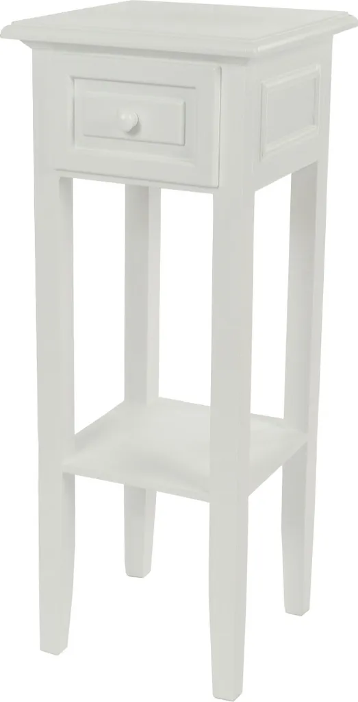 Table téléphonique KLASSIK 2.03 avec 1 tiroir en bois massif élégant