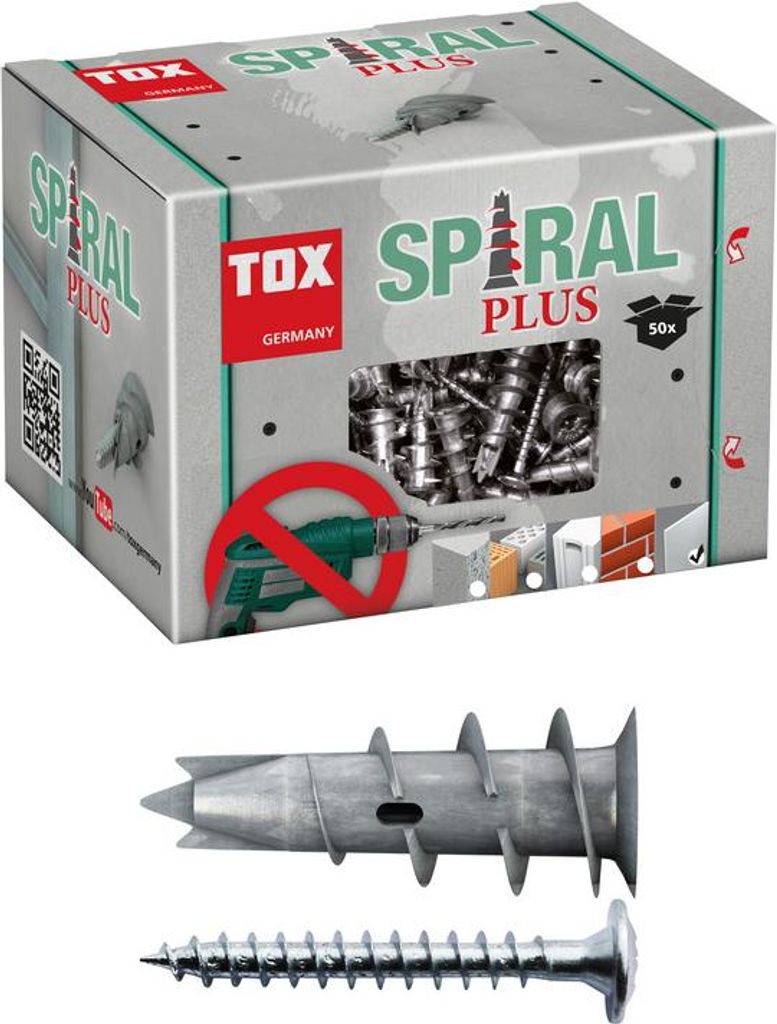 TOX 068 101 021, Schrauben- & Dübelsatz, Beton, Metall, Produktbild 