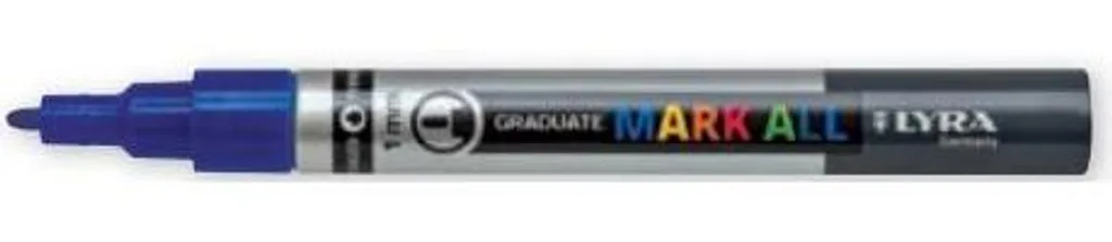 Marcatori Lyra Graduate Mark All L6811120 Punta Fine - Confezione 12