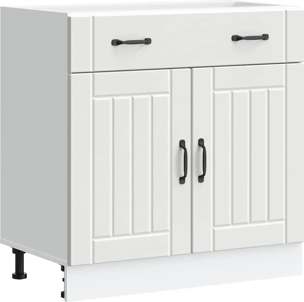 Crea la tua Cucina dei Sogni con vidaXL Lucca Bianco - Base in Legno