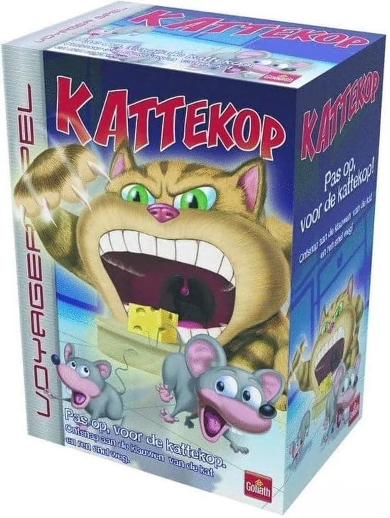 Casse-tête de voyage Tête de chat Goliath, jeu de réflexion nomade 6 ans