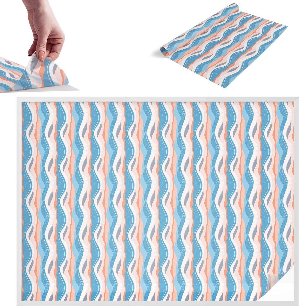 Sichtschutzfolie – 146x200 cm – Buntglas / Stained-Glass Design – blickdicht & dekorativ – selbstklebende Glasdekorfolie – UV-Schutz, ein...