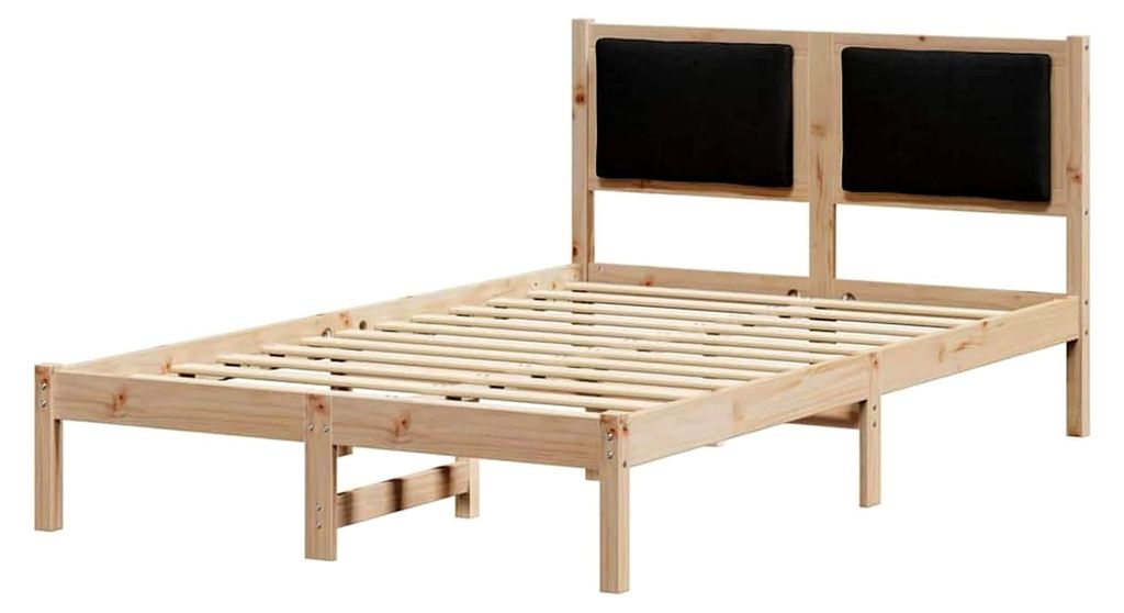 Kiefernbettgestell mit Lattenrost - Einfache Montage, ideal für Gästezimmer