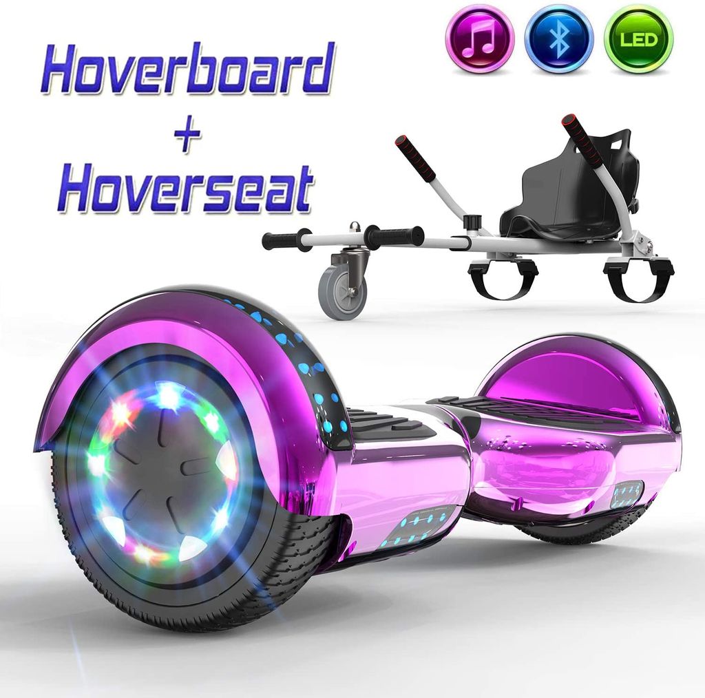 Hovercart für E-Scooter Balance Board Sitz Go Cart Hoverseat  Hoverkart 