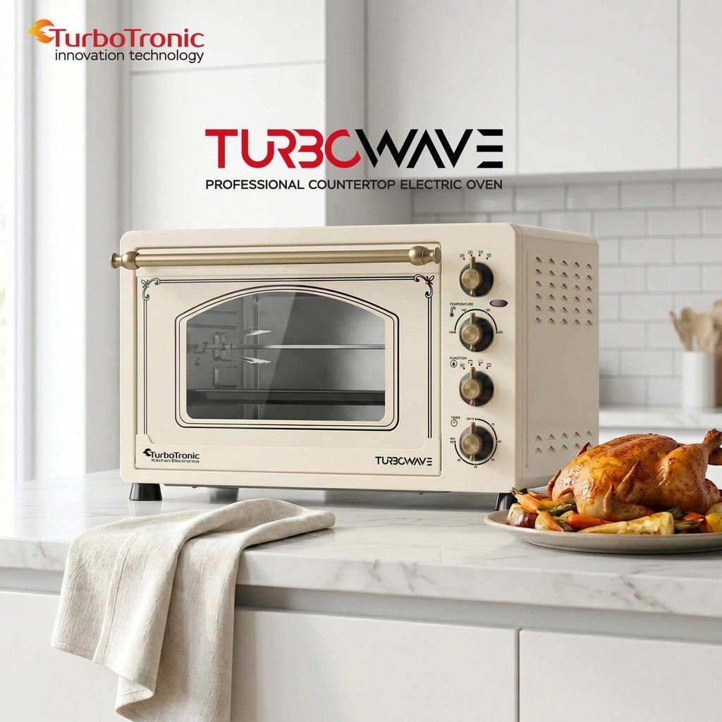 TurboTronic fornetto elettrico retrò – EV45R – 45 l, 2000 Immagine del prodotto 