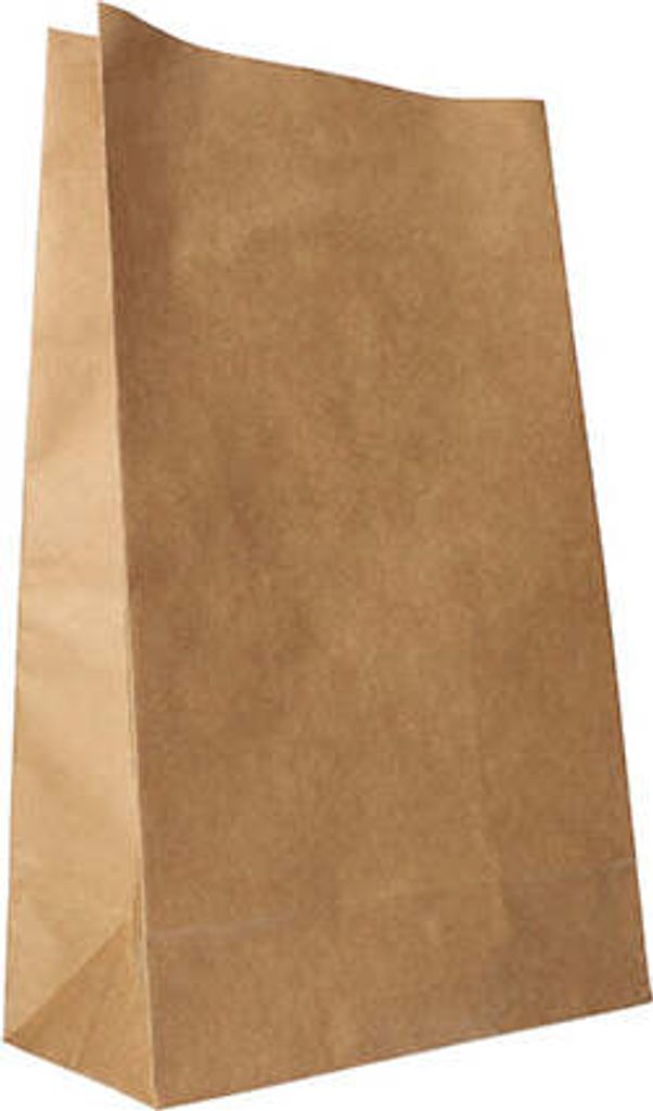 250 Blockbodenbeutel, Kraftpapier 36 cm x 22 cm x 11 cm braun