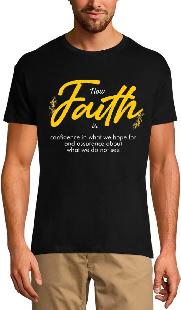 Herren Grafik T-Shirt Definition wahrer Glaube - jesus chris – Definition True Faith - Jesus Chris – Öko-Verantwortlich Vintage Jahrgang Kurzarm